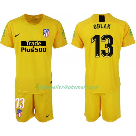 Fußballtrikots Atlético Madrid Torwart Oblak 13 Kinder 2018-2019 Kurzarm trikot kaufen